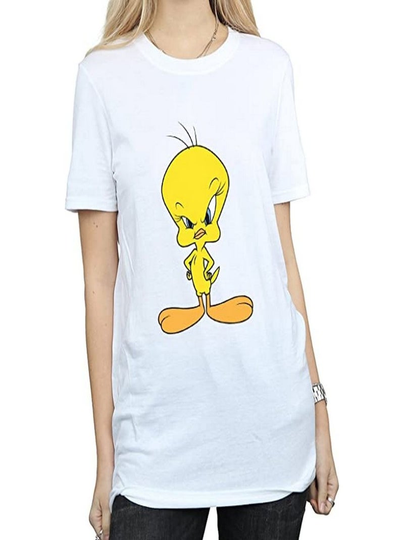 Looney Tunes - T-shirt ANGRY (Titi) Blanc - Kiabi