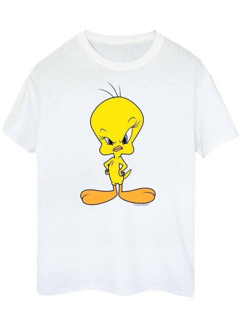 Looney Tunes - T-shirt ANGRY (Titi) Blanc - Kiabi