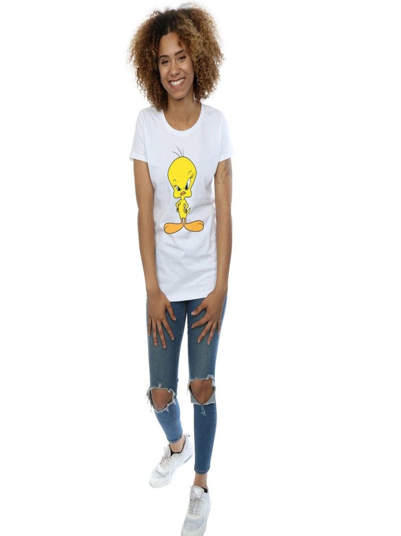 Looney Tunes - T-shirt ANGRY (Titi) Blanc - Kiabi