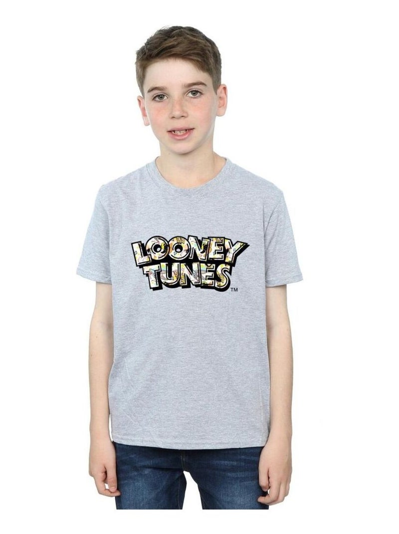 Looney Tunes - T-shirt ATTITUDE Gris chiné - Kiabi