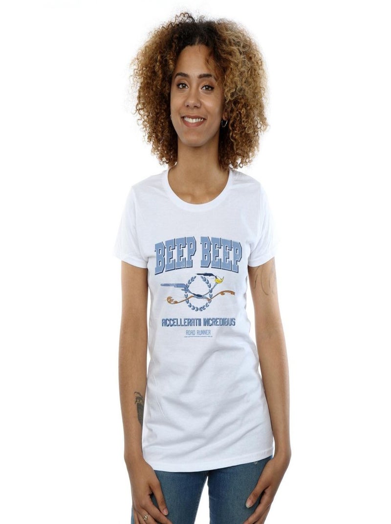 Looney Tunes - T-shirt BEEP BEEP Blanc - Kiabi