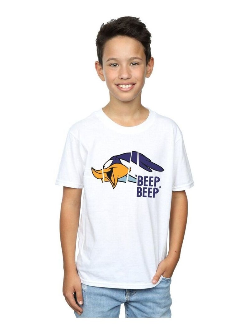 Looney Tunes - T-shirt BEEP BEEP Blanc - Kiabi