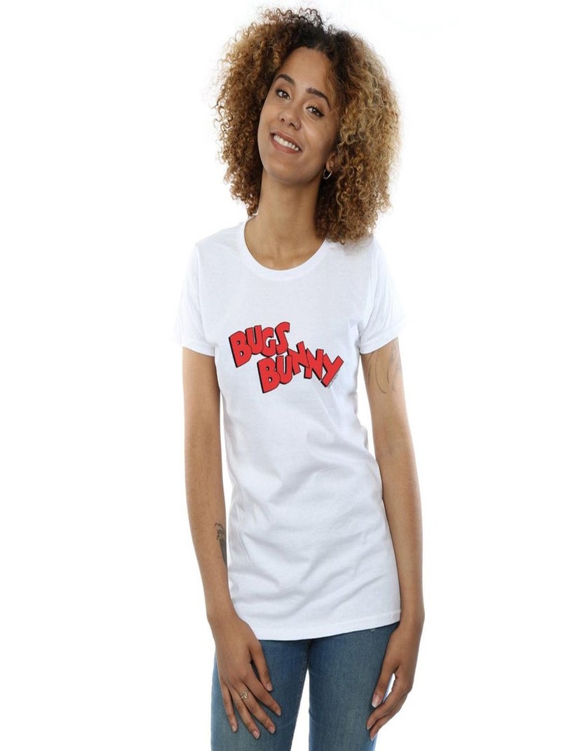 Looney Tunes - T-shirt BUGS BUNNY Blanc - Kiabi