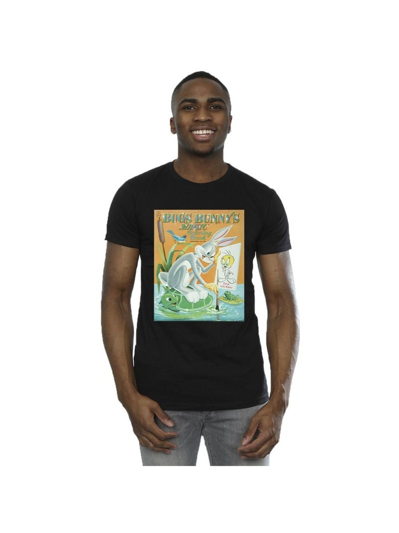 Looney Tunes - T-shirt BUGS BUNNY COLOURING BOOK Noir - Kiabi