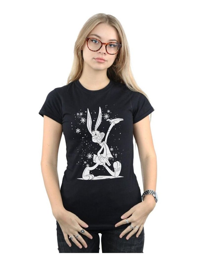 Looney Tunes - T-shirt BUGS BUNNY Noir - Kiabi