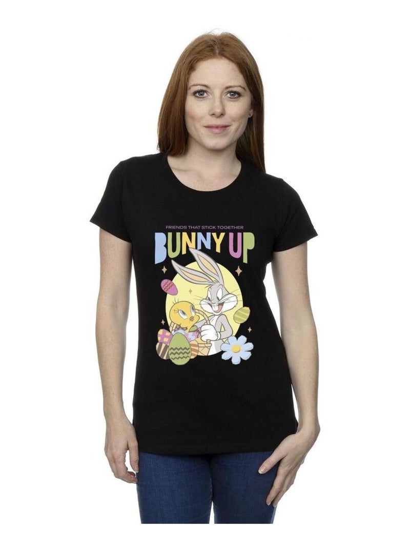 Looney Tunes - T-shirt BUNNY UP Noir - Kiabi