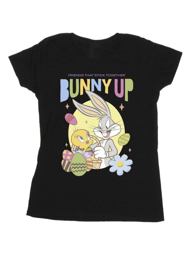 Looney Tunes - T-shirt BUNNY UP Noir - Kiabi