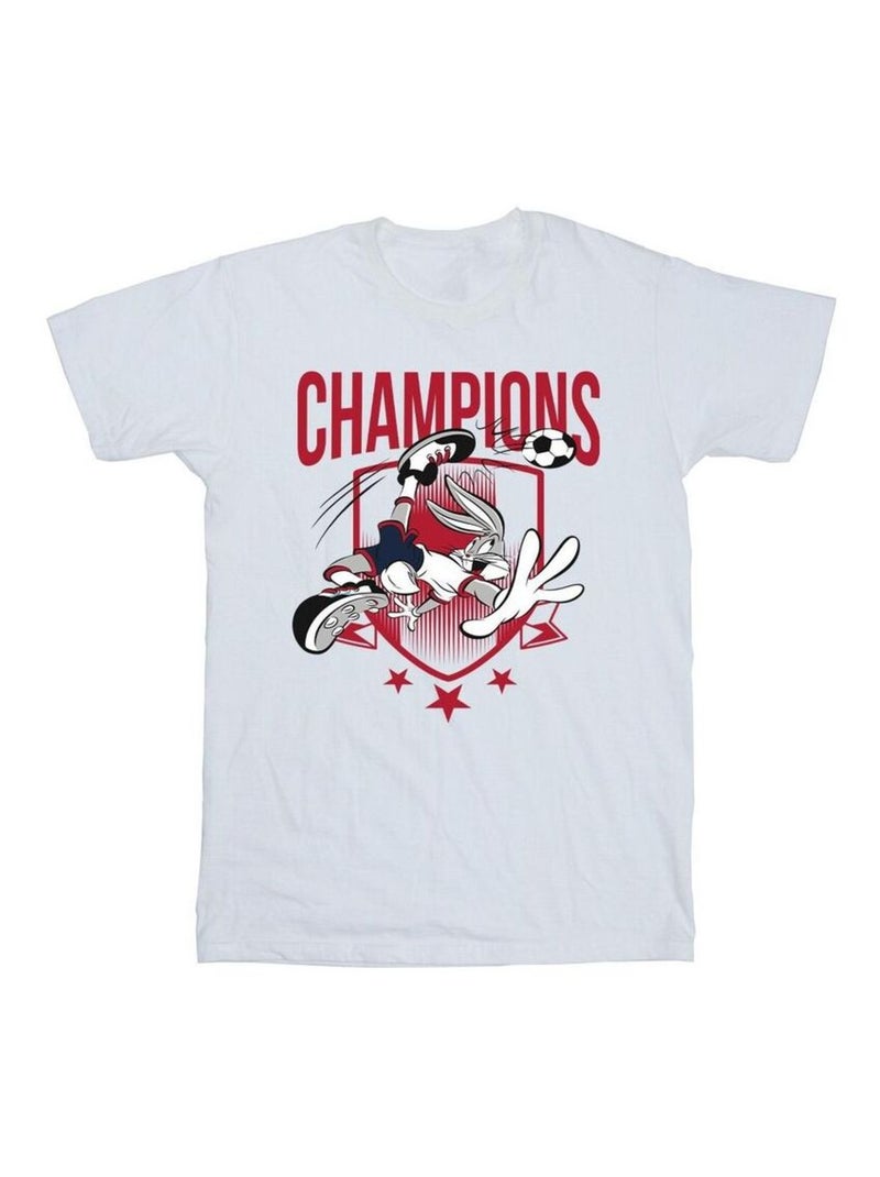 Looney Tunes - T-shirt CHAMPIONS Blanc - Kiabi