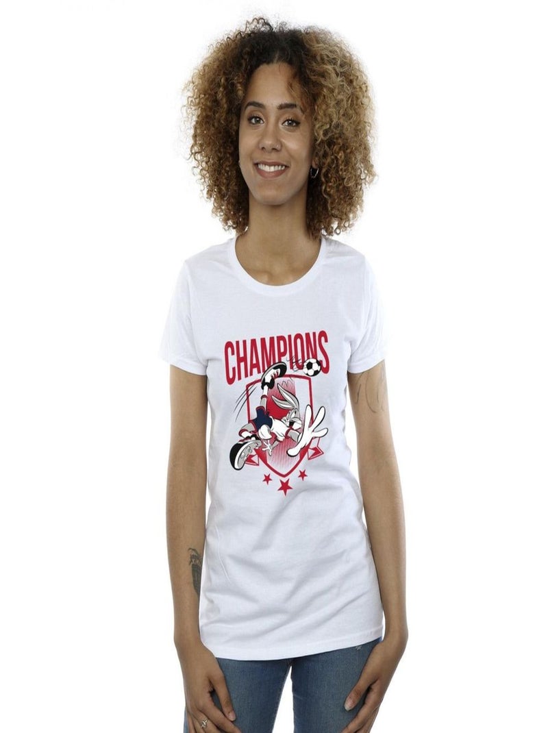 Looney Tunes - T-shirt CHAMPIONS Blanc - Kiabi