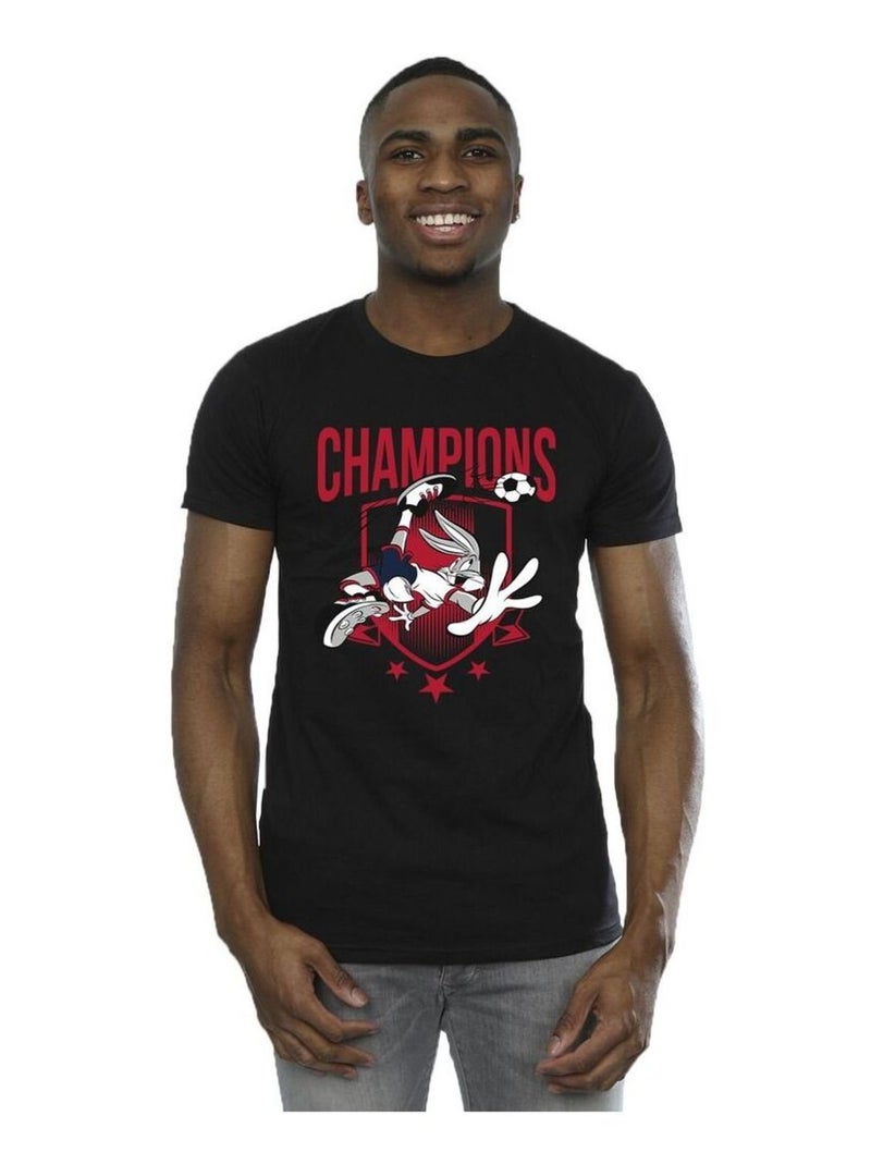 Looney Tunes - T-shirt CHAMPIONS Noir - Kiabi