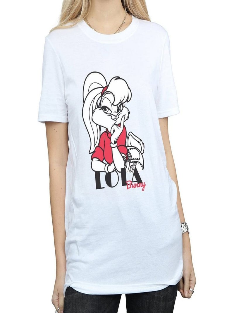 Looney Tunes - T-shirt CLASSIC (Lola Bunny) Blanc - Kiabi