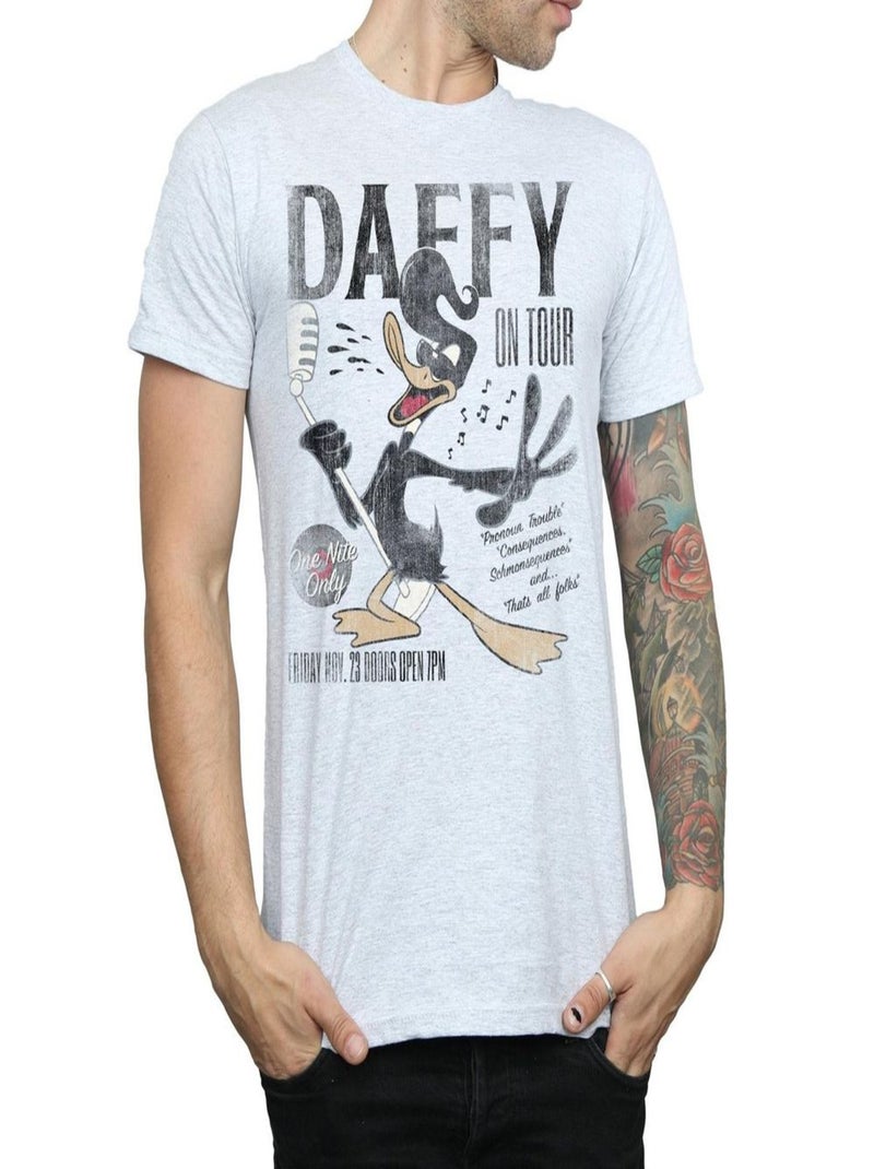 Looney Tunes - T-shirt CONCERT Gris chiné - Kiabi