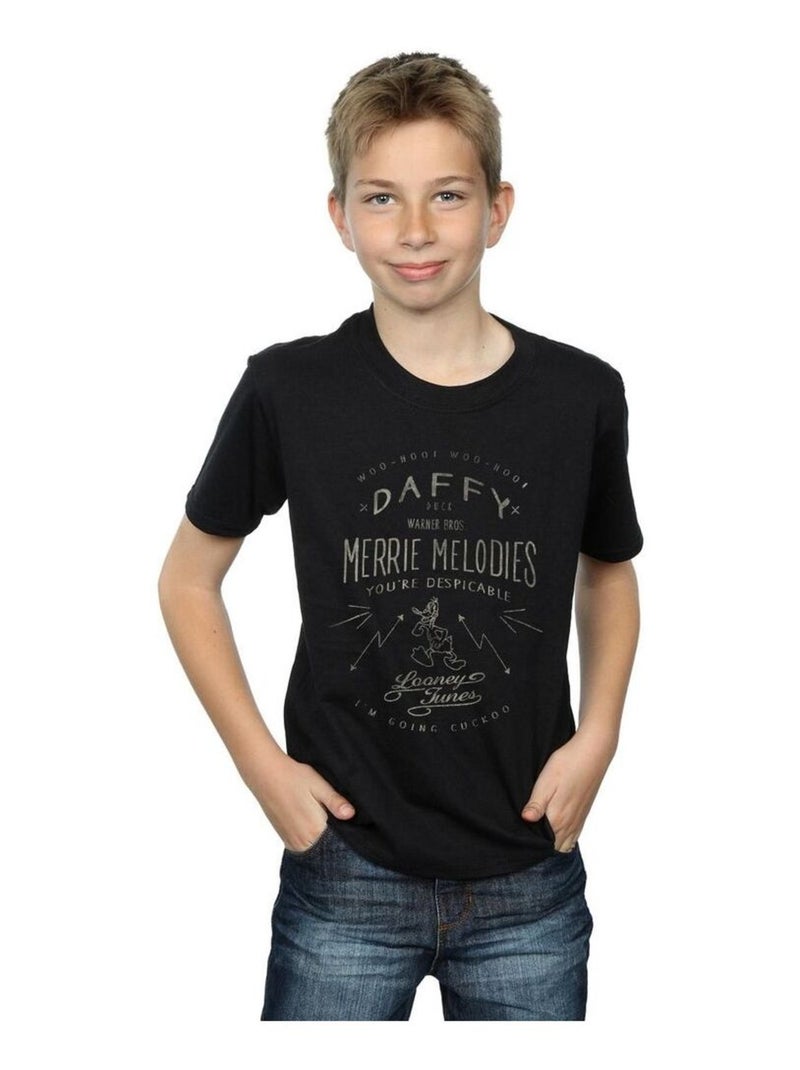 Looney Tunes - T-shirt DESPICABLE Noir - Kiabi