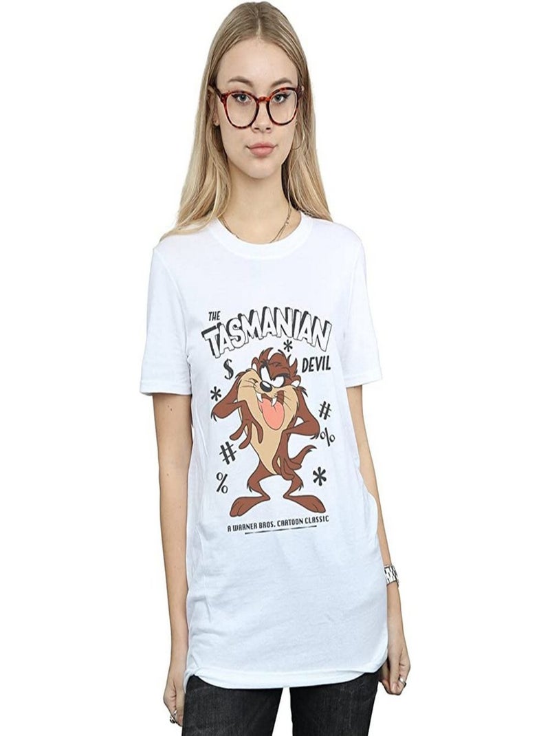 Looney Tunes - T-shirt (Diable de Tasmanie) Blanc - Kiabi
