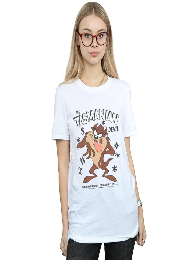 Looney Tunes - T-shirt (Diable de Tasmanie) Blanc - Kiabi