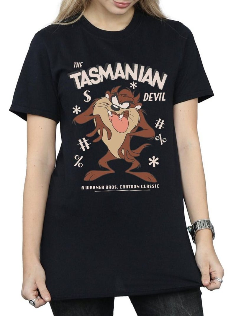Looney Tunes - T-shirt (Diable de Tasmanie) Noir - Kiabi
