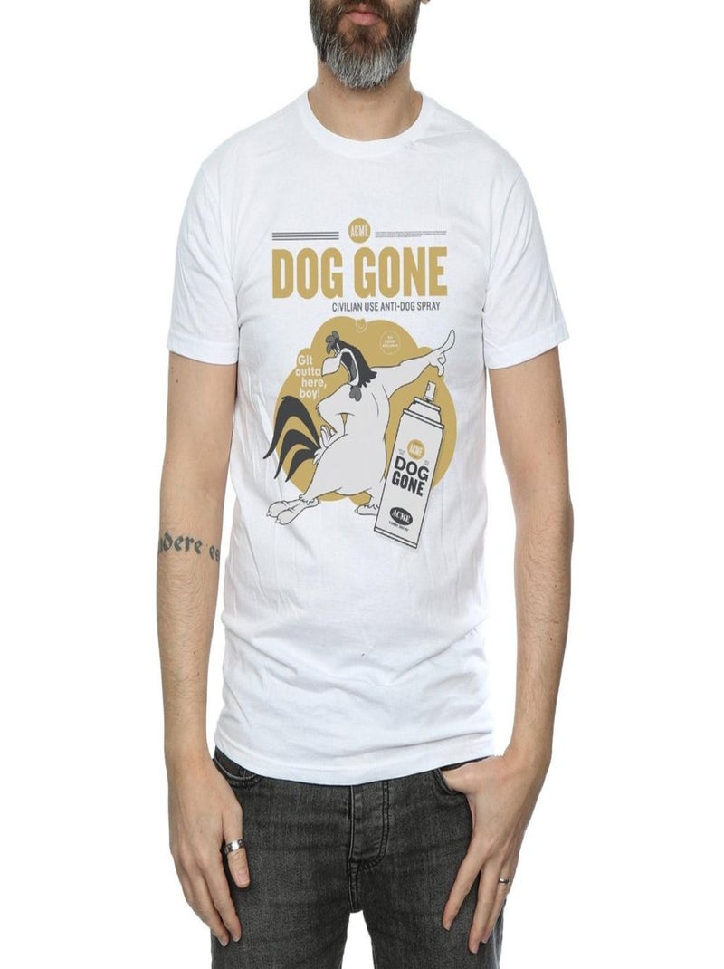 Looney Tunes - T-shirt DOG GONE Blanc - Kiabi