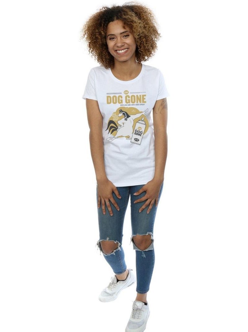 Looney Tunes - T-shirt DOG GONE Blanc - Kiabi