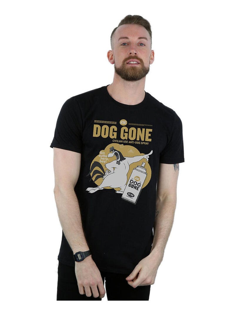 Looney Tunes - T-shirt DOG GONE Noir - Kiabi