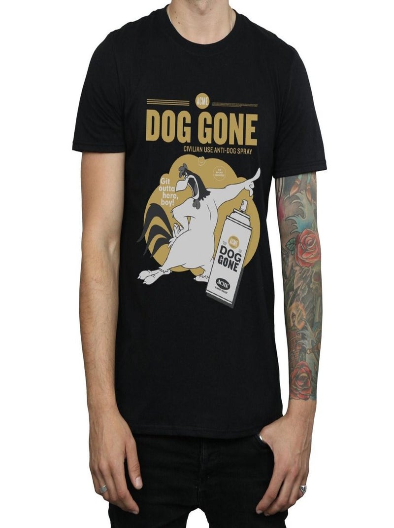 Looney Tunes - T-shirt DOG GONE Noir - Kiabi