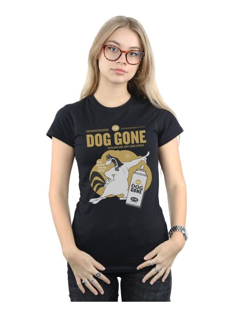 Looney Tunes - T-shirt DOG GONE Noir - Kiabi