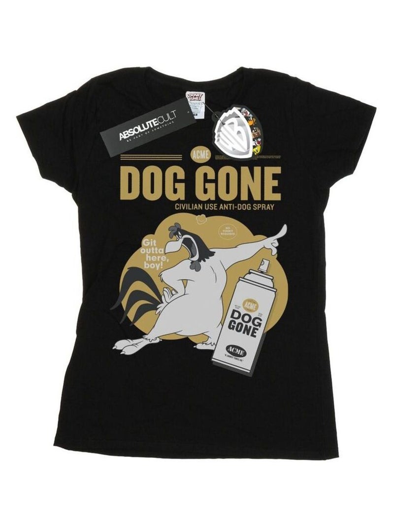 Looney Tunes - T-shirt DOG GONE Noir - Kiabi