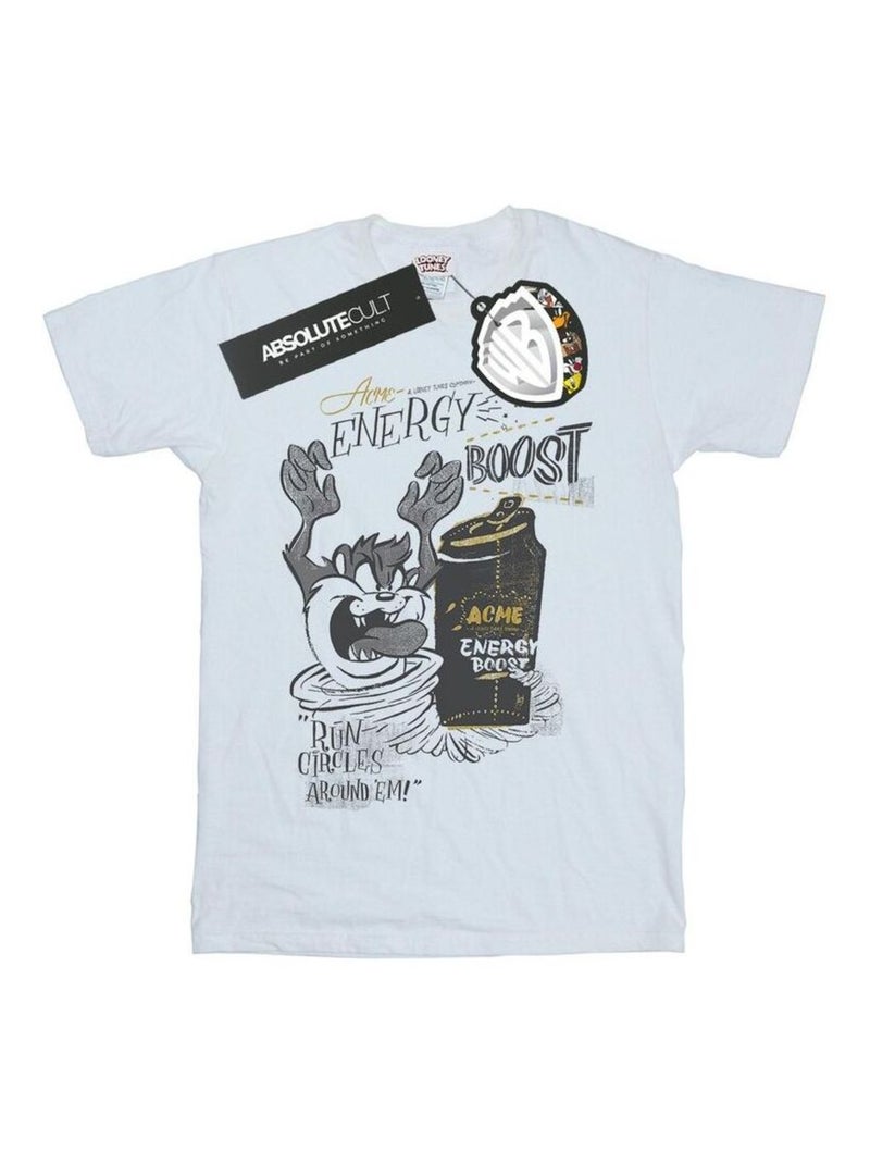 Looney Tunes - T-shirt ENERGY BOOST Blanc - Kiabi