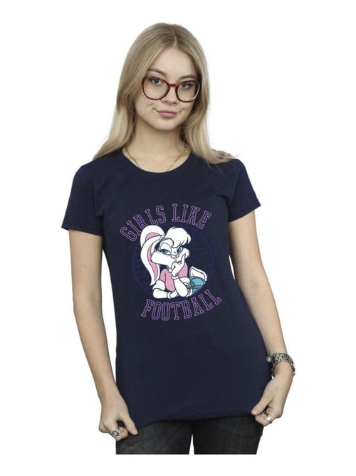 Looney Tunes - T-shirt GIRLS LIKE FOOTBALL - Kiabi