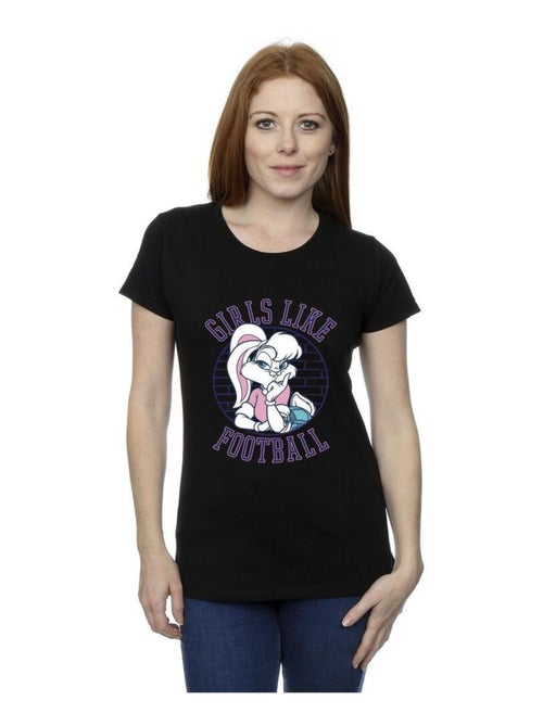 Looney Tunes - T-shirt GIRLS LIKE FOOTBALL - Kiabi