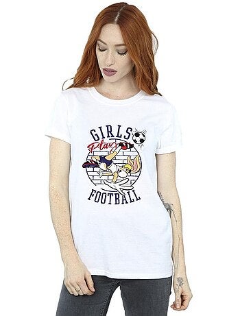 Looney Tunes - T-shirt GIRLS PLAY FOOTBALL