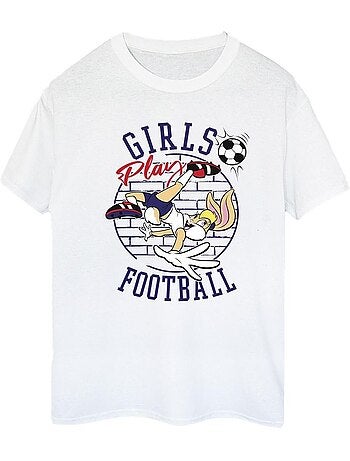 Looney Tunes - T-shirt GIRLS PLAY FOOTBALL