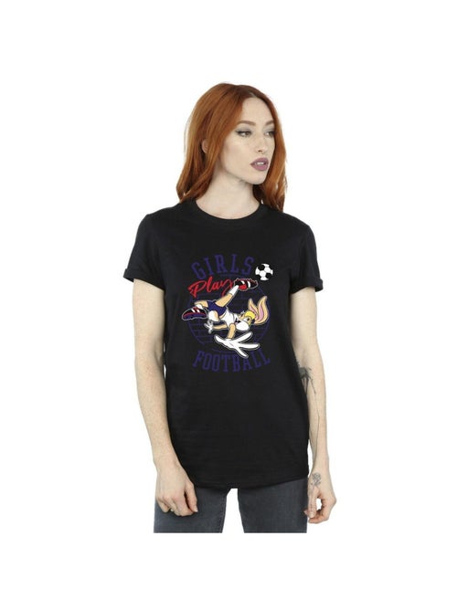 Looney Tunes - T-shirt GIRLS PLAY FOOTBALL - Kiabi Looney Tunes - T-shirt GIRLS PLAY FOOTBALL - Kiabi