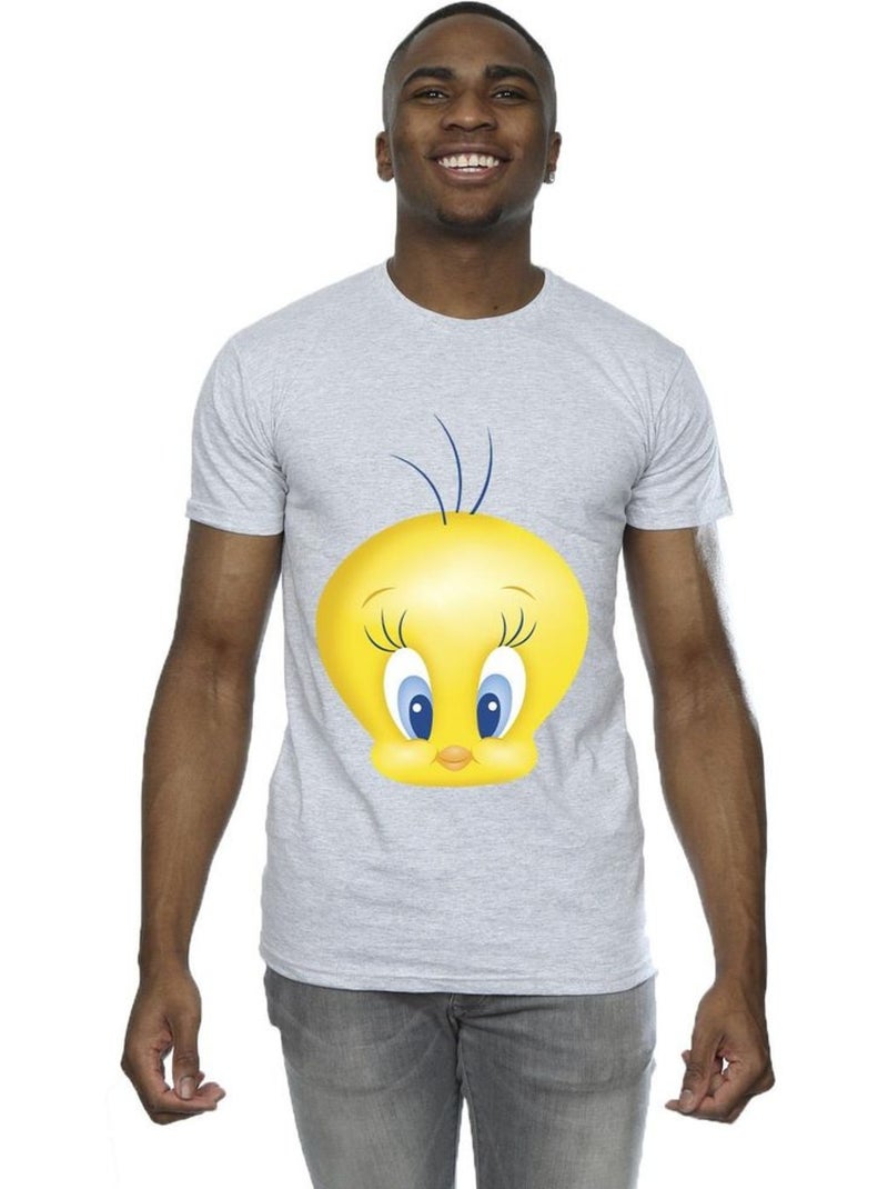 Looney Tunes - T-shirt Gris chin? - Kiabi