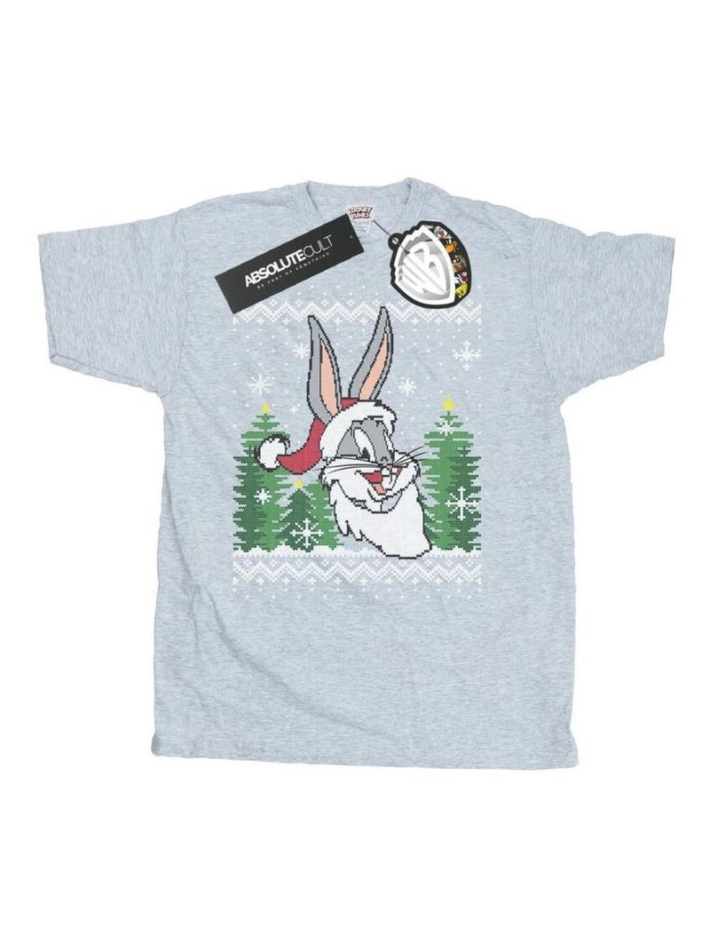 Looney Tunes - T-shirt Gris chiné - Kiabi