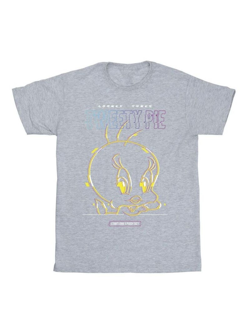 Looney Tunes - T-shirt Gris chiné - Kiabi