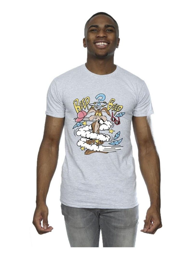 Looney Tunes - T-shirt Gris chiné - Kiabi