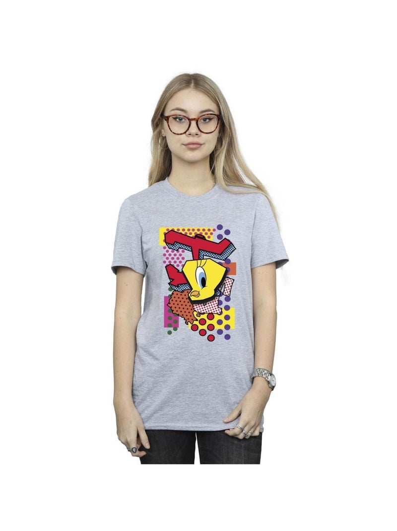 Looney Tunes - T-shirt Gris chiné - Kiabi
