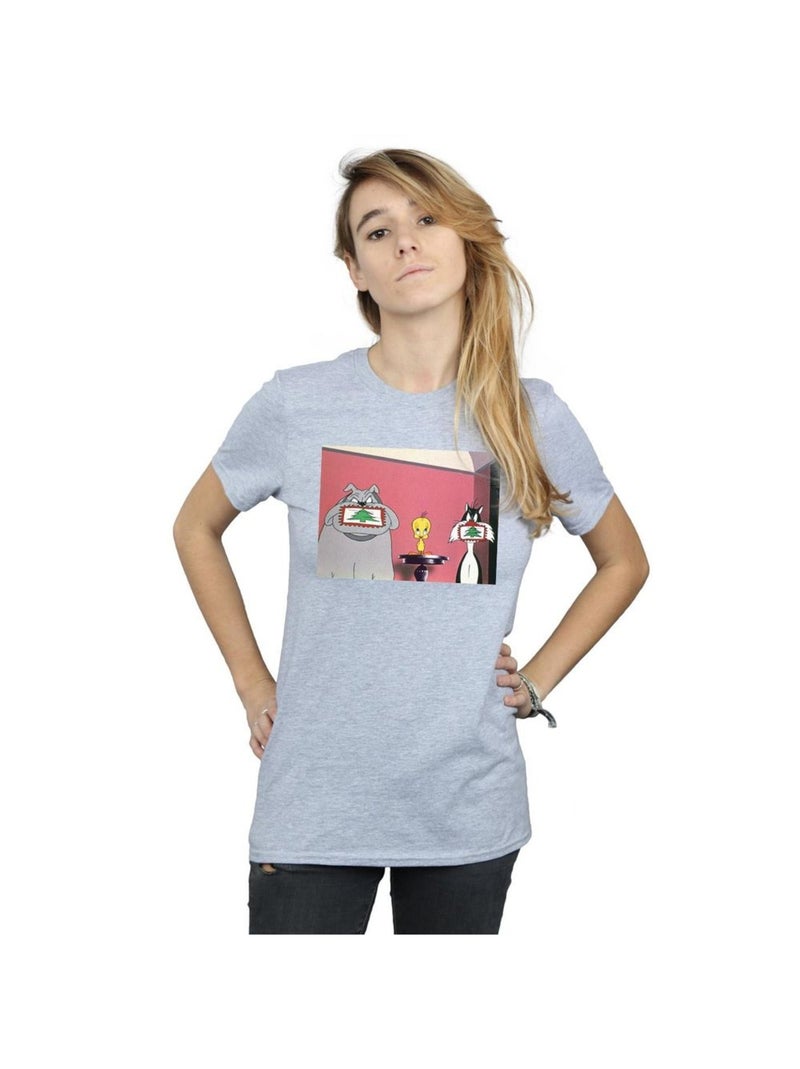 Looney Tunes - T-shirt Gris chiné - Kiabi