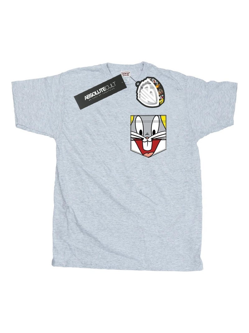 Looney Tunes - T-shirt Gris chiné - Kiabi