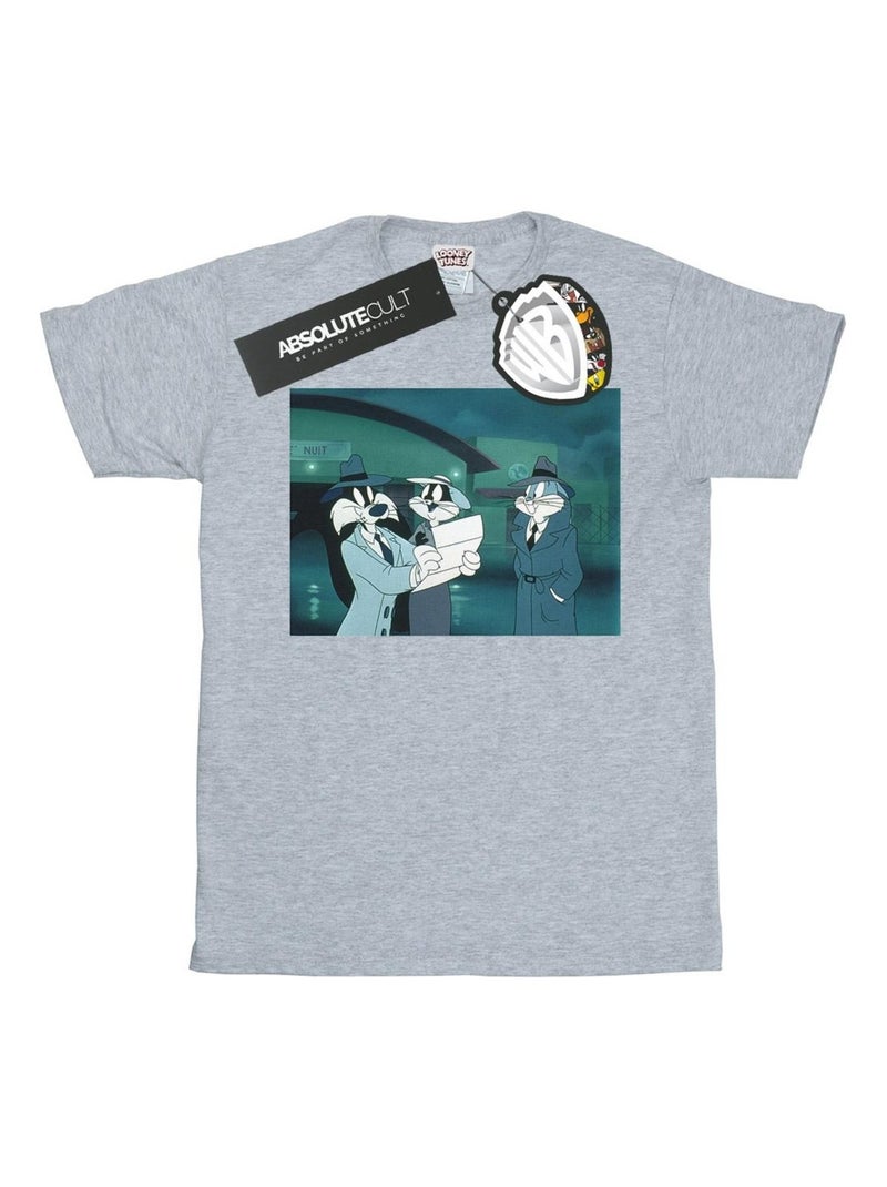 Looney Tunes - T-shirt Gris chiné - Kiabi