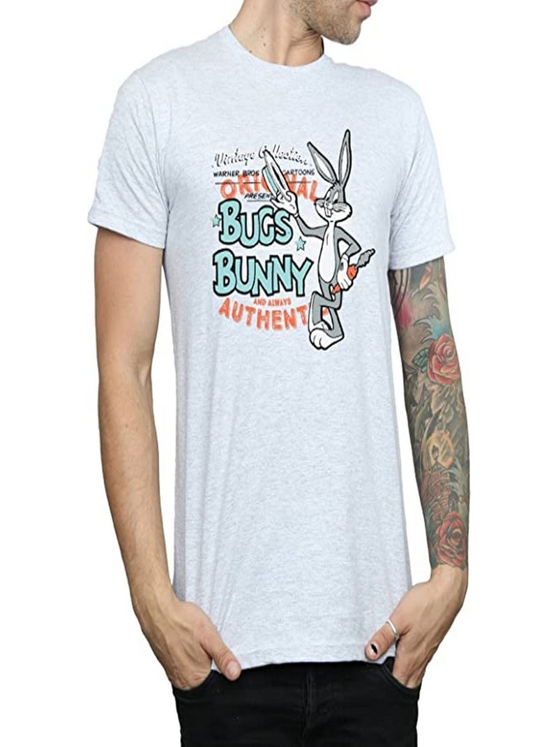 Looney Tunes - T-shirt Gris chiné - Kiabi