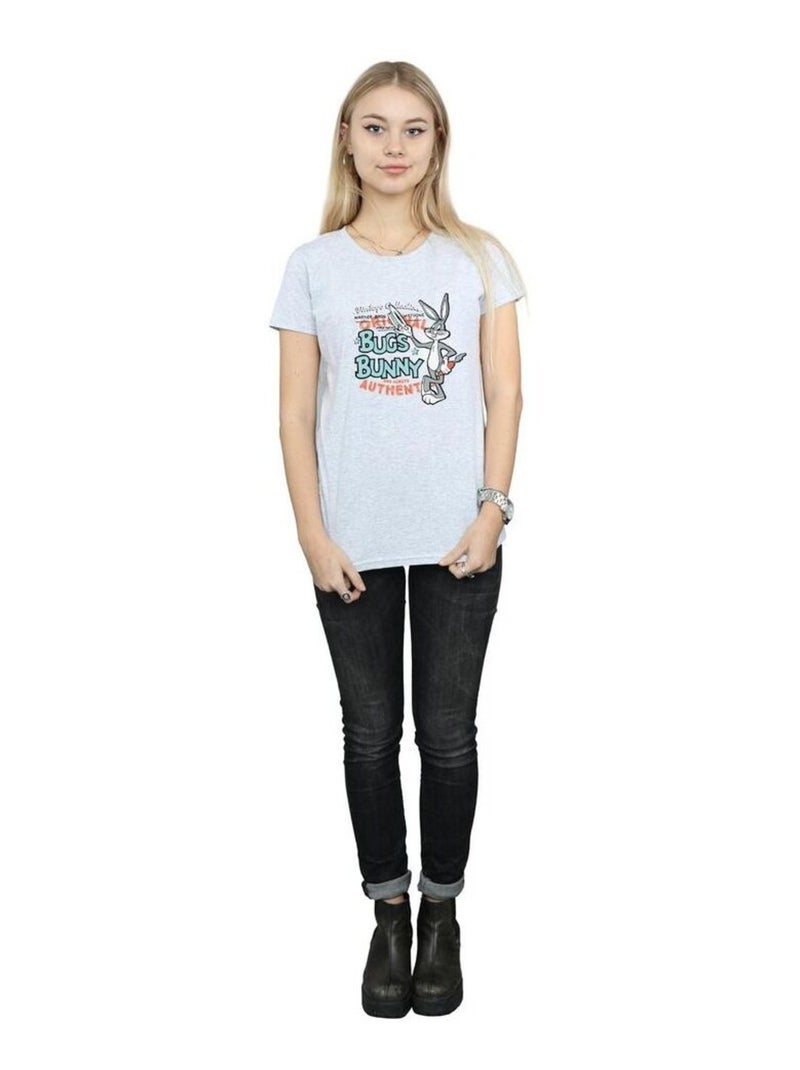 Looney Tunes - T-shirt Gris chiné - Kiabi
