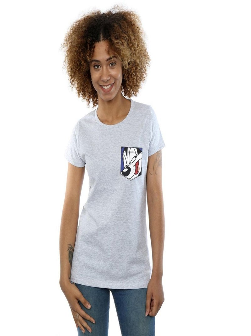 Looney Tunes - T-shirt Gris chiné - Kiabi