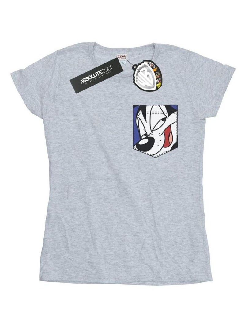Looney Tunes - T-shirt Gris chiné - Kiabi