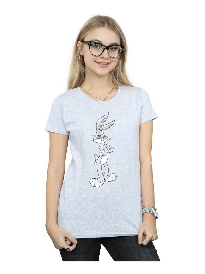 Looney Tunes - T-shirt Gris chiné - Kiabi