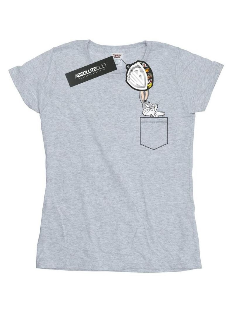 Looney Tunes - T-shirt Gris chiné - Kiabi
