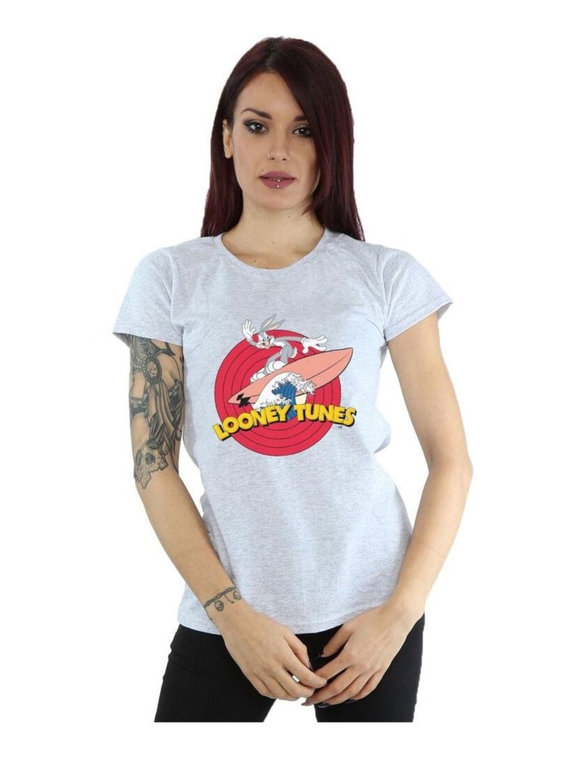 Looney Tunes - T-shirt Gris chiné - Kiabi