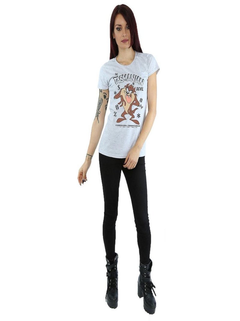 Looney Tunes - T-shirt Gris chiné - Kiabi