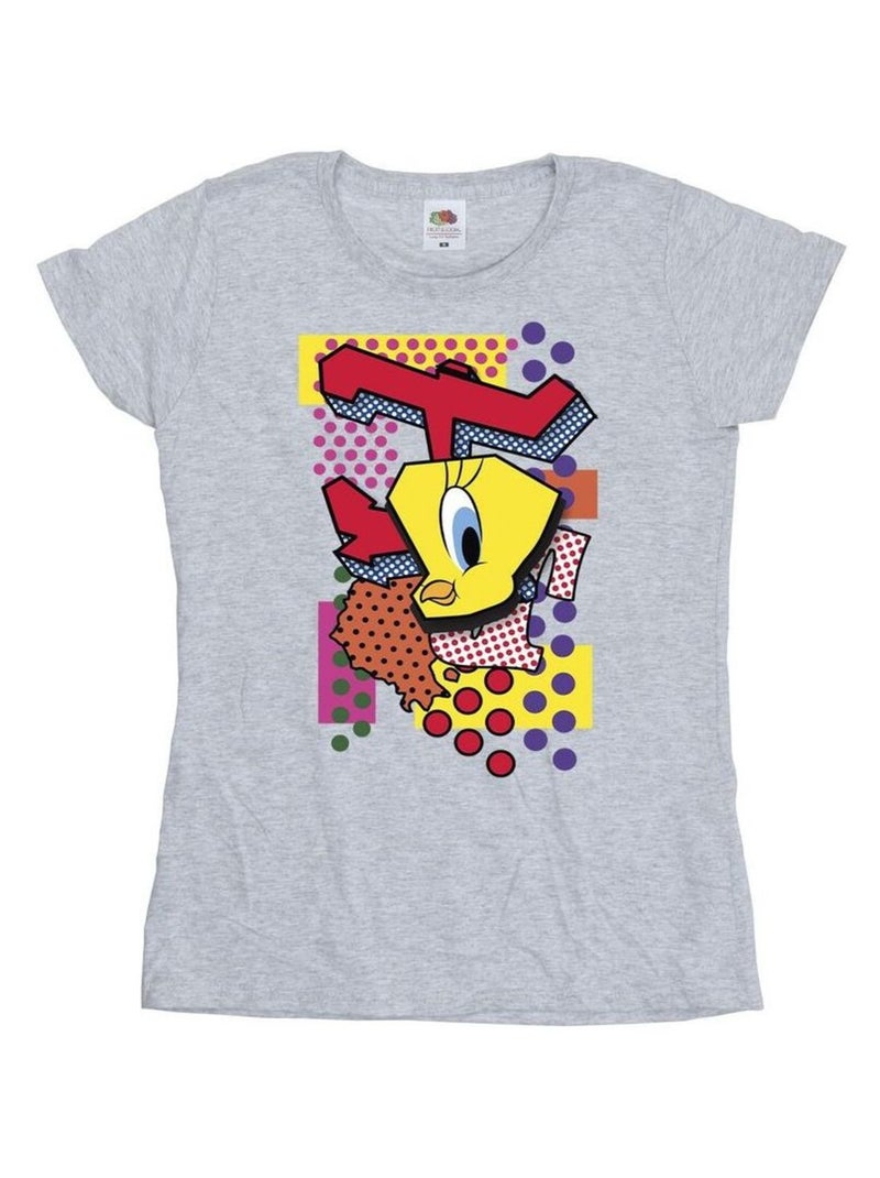 Looney Tunes - T-shirt Gris chiné - Kiabi