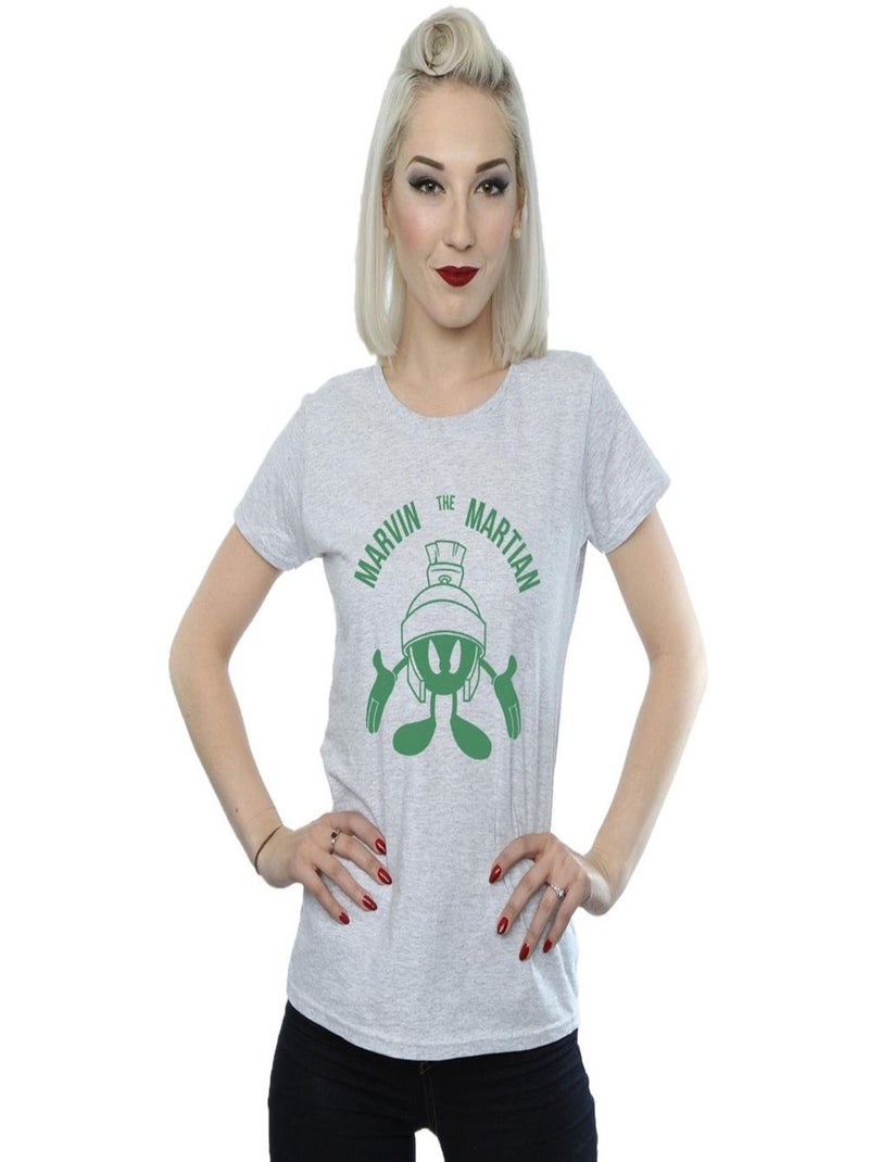 Looney Tunes - T-shirt Gris chiné - Kiabi
